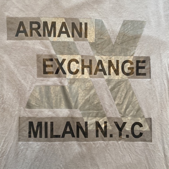 Mens Armani Exchange Tee sz L - Picture 2 of 3